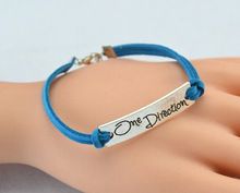 1D pulseiras de couro coloridas de 20 cores (20 peças)
